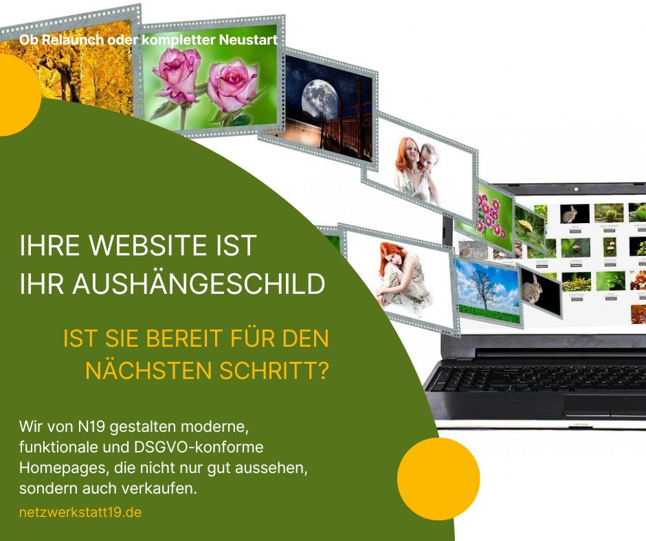 Erstellung Homepage